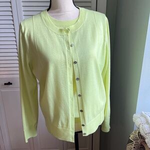 Banana Republic lime sweater set